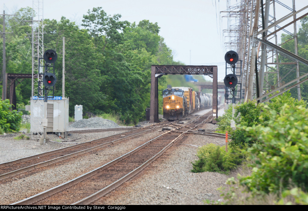 CSX 7230 Under the Bridge